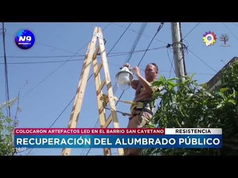 RECUPERACIÓN DEL ALUMBRADO PÚBLICO - NOTICIERO 9