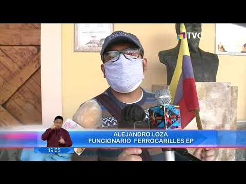 Trabajadores de ferrocarriles del Ecuador realizaron un plantón
