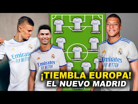 ?¡LOCURA! El PODEROSO ONCE del REAL MADRID PARA ESTE MERCADO DE FICHAJES 2022