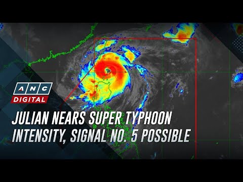 Julian nears super typhoon intensity, Signal no. 5 possible | ABS-CBN News