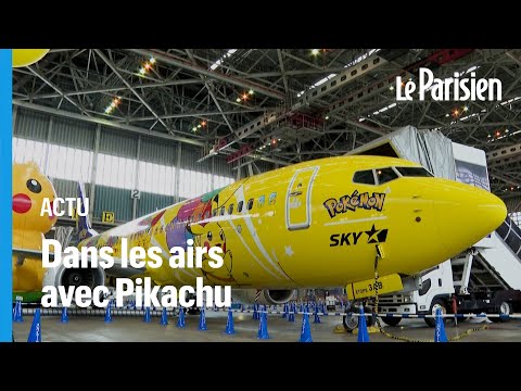Le drôle d’avion Pokémon d’une compagnie japonaise «avec des Pikachu cachés» à l’intérieur