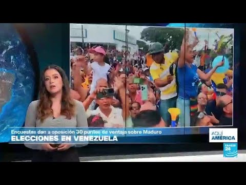 Edmundo González le saca 30 puntos porcentuales a Maduro en las encuestas • FRANCE 24 Español