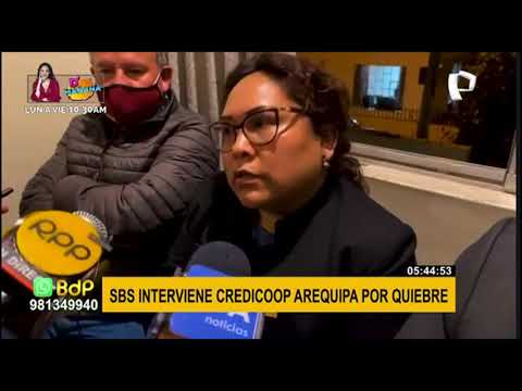 SBS intervienen locales de Credicoop Arequipa por quiebre (2/2)