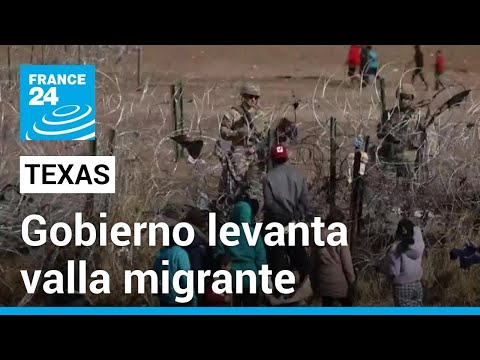 Texas: Gobierno retira barrera migrante en la ciudad de Eagle Pass • FRANCE 24 Español
