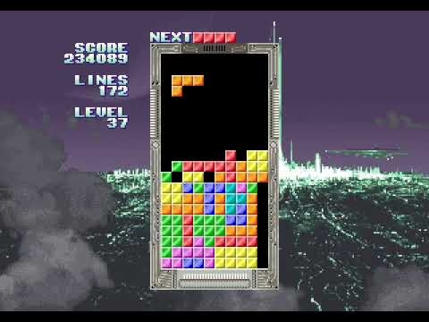 Sega Tetris, 999999 points, 999 lines, level 99