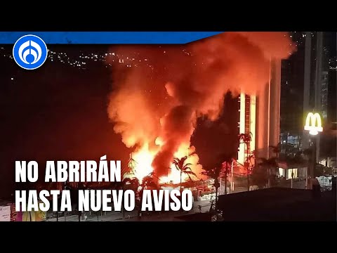 Grupos delictivos incendian restaurantes en Acapulco