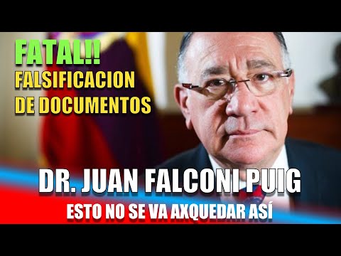 Revelación Urgente en Ecuador: Dr. Falconi Denuncia Falsificación de Documentos