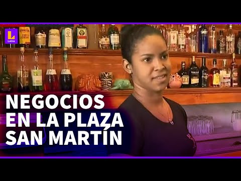 Comercio en la Plaza San Martín: Los negocios tienen la esperanza de trabajar con normalidad