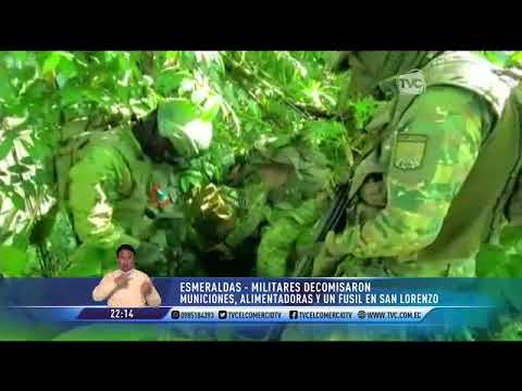 Militares decomisaron municiones, alimentadoreas y un fusil en San Lorenzo