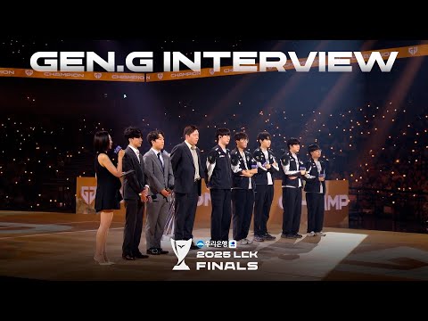 Gen.G 인터뷰 | 09.28 | 우리은행 2025 LCK 결승전