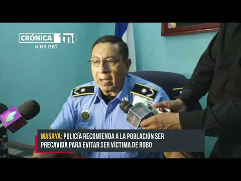 Detienen a 12 sujetos por delitos de peligrosidad en Masaya - Nicaragua