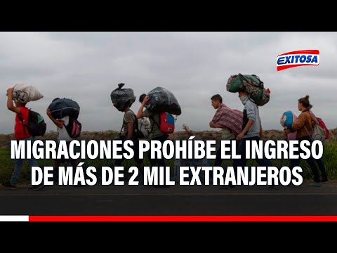 Migraciones prohíbe el ingreso a más de 2 mil extranjeros a través del Aeropuerto Jorge Chávez