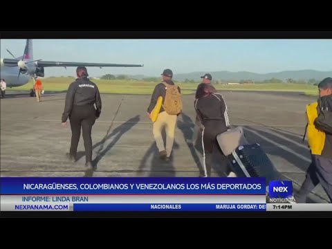 Nicaragüenses, colombianos y venezolanos los ma?s deportados en Panama?