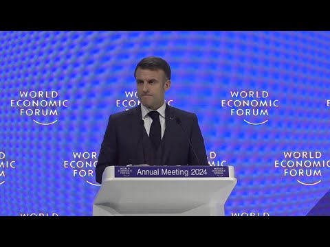 Macron on conflict and innovation at the World Economic Forum