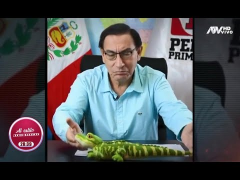 Martín Vizcarra responde a críticas por presentar a lagarto como mascota de su partido