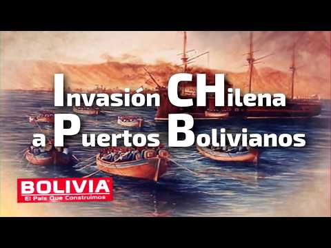 INVASIÓN CHILENA A PUERTOS BOLIVIANOS un minuto en la historia