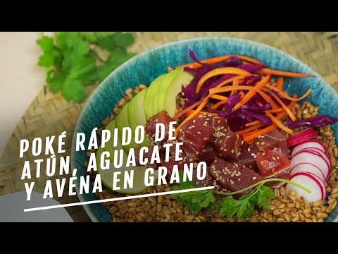 ‘Poké bowl’ rápido de atún, aguacate y avena en grano | EL COMIDISTA