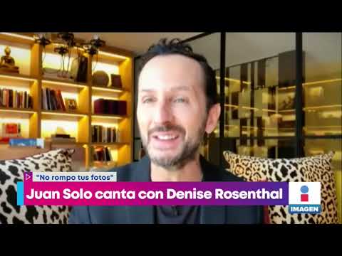 ¡Juan Solo une su talento con Denise Rosenthal con Yo rompo tus fotos! | Noticias con Yuri Sierra