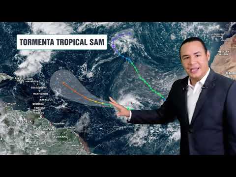Tormenta Sam avanza al oeste y el Caribe se mantiene fuera de la incertidumbre