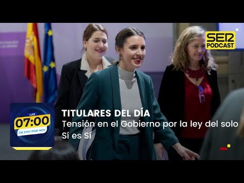 Tensión en el Gobierno por la ley del solo Sí es Sí