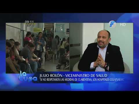 Entrevista: Viceministro de Salud, Julio Rolón