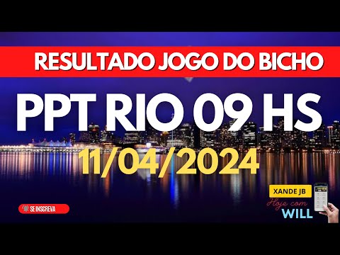 Resultado do jogo do bicho ao vivo CORUJA RIO 21HS dia 10/04/2024 - Quarta - Feira