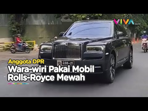 VIRAL! Anggota DPR Pakai Mobil Rolls-Royce, Netizen: Uang dari mana?