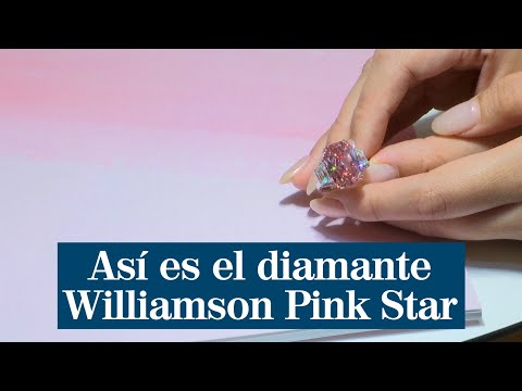 Así es el Williamson Pink Star, uno de los diamantes más raros y caros del mundo