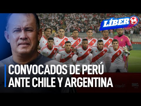Reynoso da a conocer lista de convocados para encuentros con Chile y Argentina | Líbero