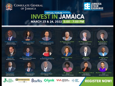 Invest in Jamaica Virtual Forum - March 24, 2022