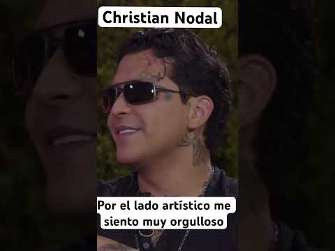 Christian Nodal estoy  muy feliz por el lado artístico con mi nuevo disco country como un mexicano
