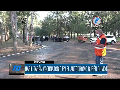 Habilitarán vacunatorio en el autódromo Rubén Dumot