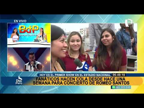 Romeo Santos: Fanáticos hacen cola desde hace una semana para concierto en el Estadio Nacional