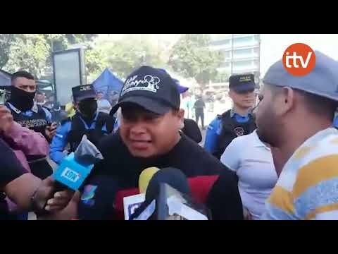 PROTESTAS EN ALCALDÍA DE SAN PEDRO SULA, HONDURAS