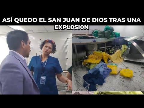 JOSÉ CHIC MUESTRA COMO QUEDO EL SAN JUAN DE DIOS TRAS UNA EXPL0S1ÓN, GUATEMALA