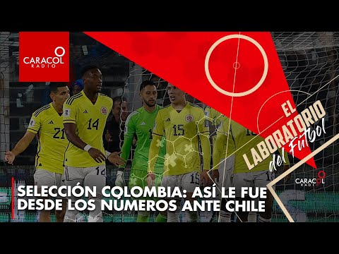 Selección Colombia: Así le fue desde los números ante Chile