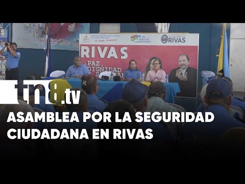 Seguridad garantizada para familias de Rivas con asamblea policial