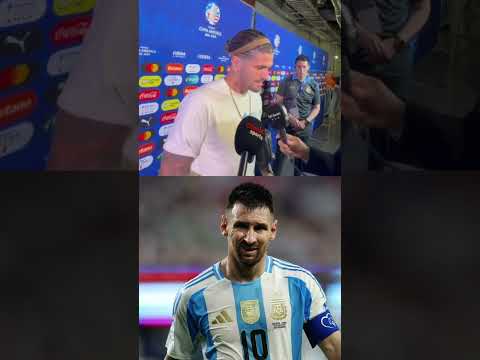 Rodrigo de Paul: Messi se ha ganado el poder decidir cuando quiere retirarse de la selección