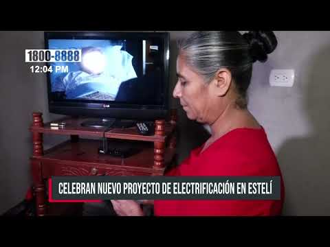La luz eléctrica fortalece el sector educativo en Miraflor - Nicaragua