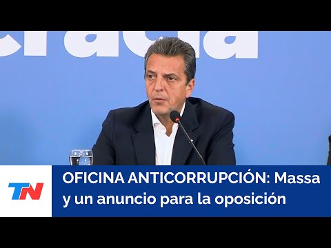 SERGIO MASSA propuso que la oposición lidere la oficina de anticorrupción en caso de ser presidente