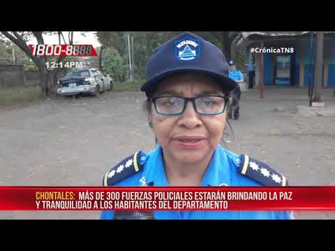 Nicaragua: Policía Nacional garantizando seguridad ciudadana