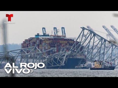 EN VIVO: Retiran escombros del puente de Baltimore para limpiar el canal y recuperar cadáveres