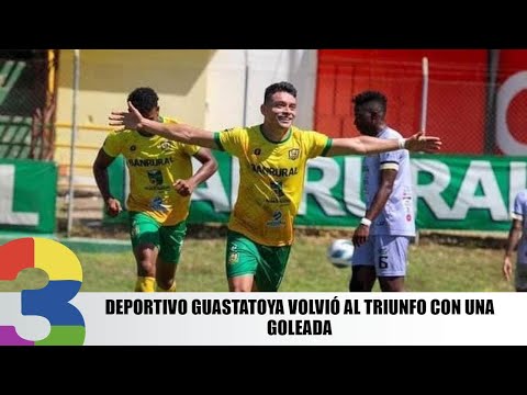 Deportivo Guastatoya volvió al triunfo con una goleada