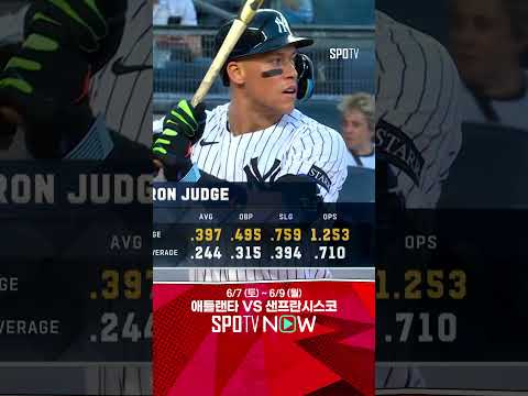 [MLB] 저지를 세 타석 연속 삼진 잡아내는 크로셰 (06.08)
