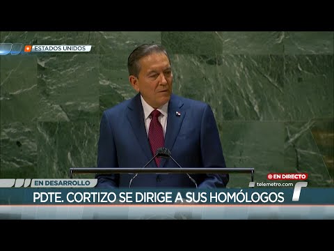 Discurso del presidente Laurentino Cortizo durante 76 Asamblea General de la ONU