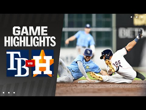 Rays vs. Astros Game Highlights (8/3/24) | MLB Highlights