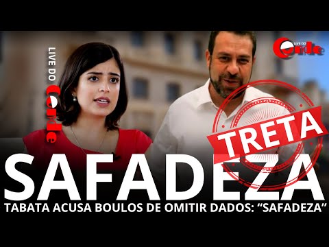 Live do Conde! Safadeza: Tabata acusa Boulos de omitir dados em pesquisa