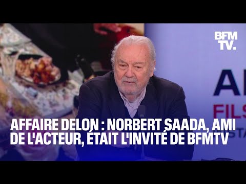 Affaire Alain Delon: l'interview de Norbert Saada, ami de l'acteur, en intégralité