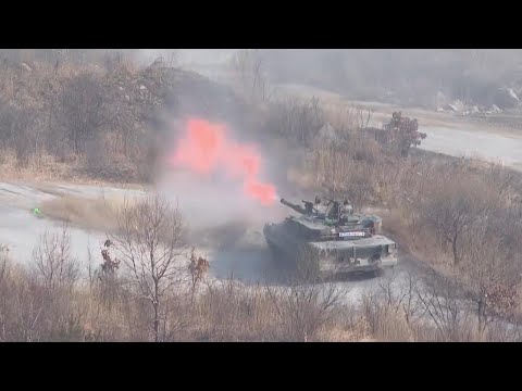 South Korea and US militaries continue annual combined live fire exercises