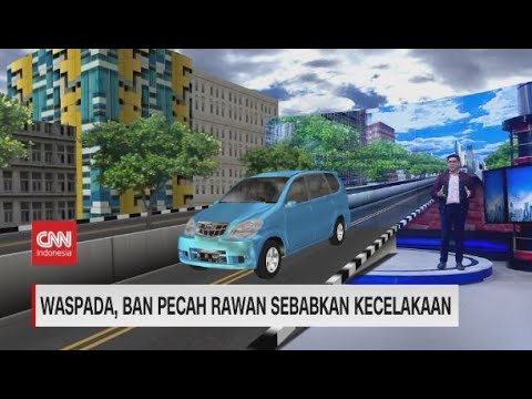 Waspada, Ban Pecah Rawan Sebabkan Kecelakaan